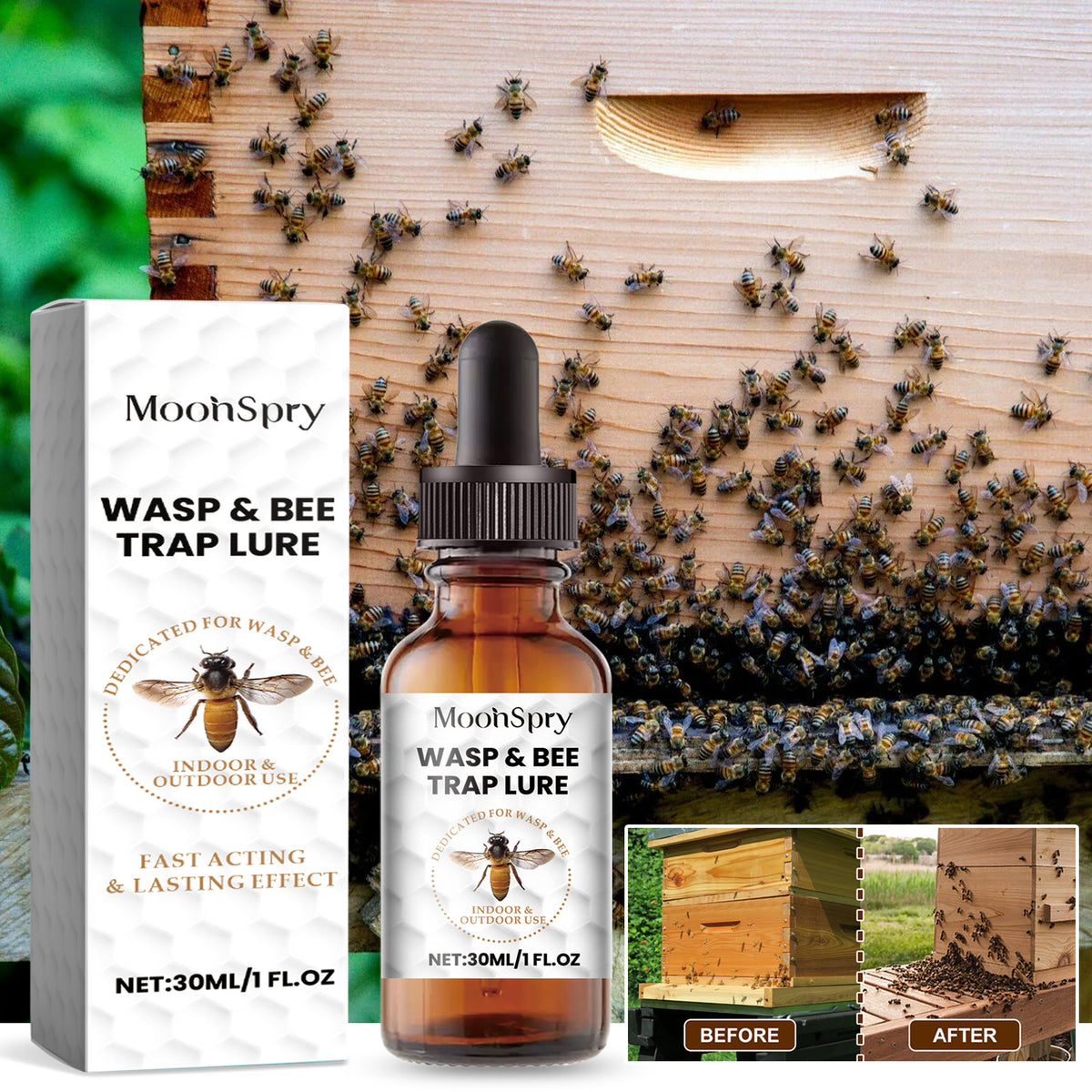 Wasp & Bee Trap Lure for Fast, Lasting Attraction