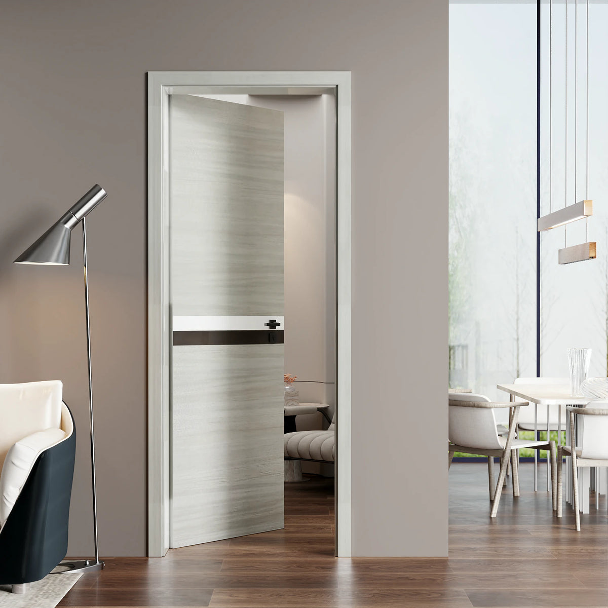 Melamine Interior Door Slab 28 x 80, Ready to Hang, Durable