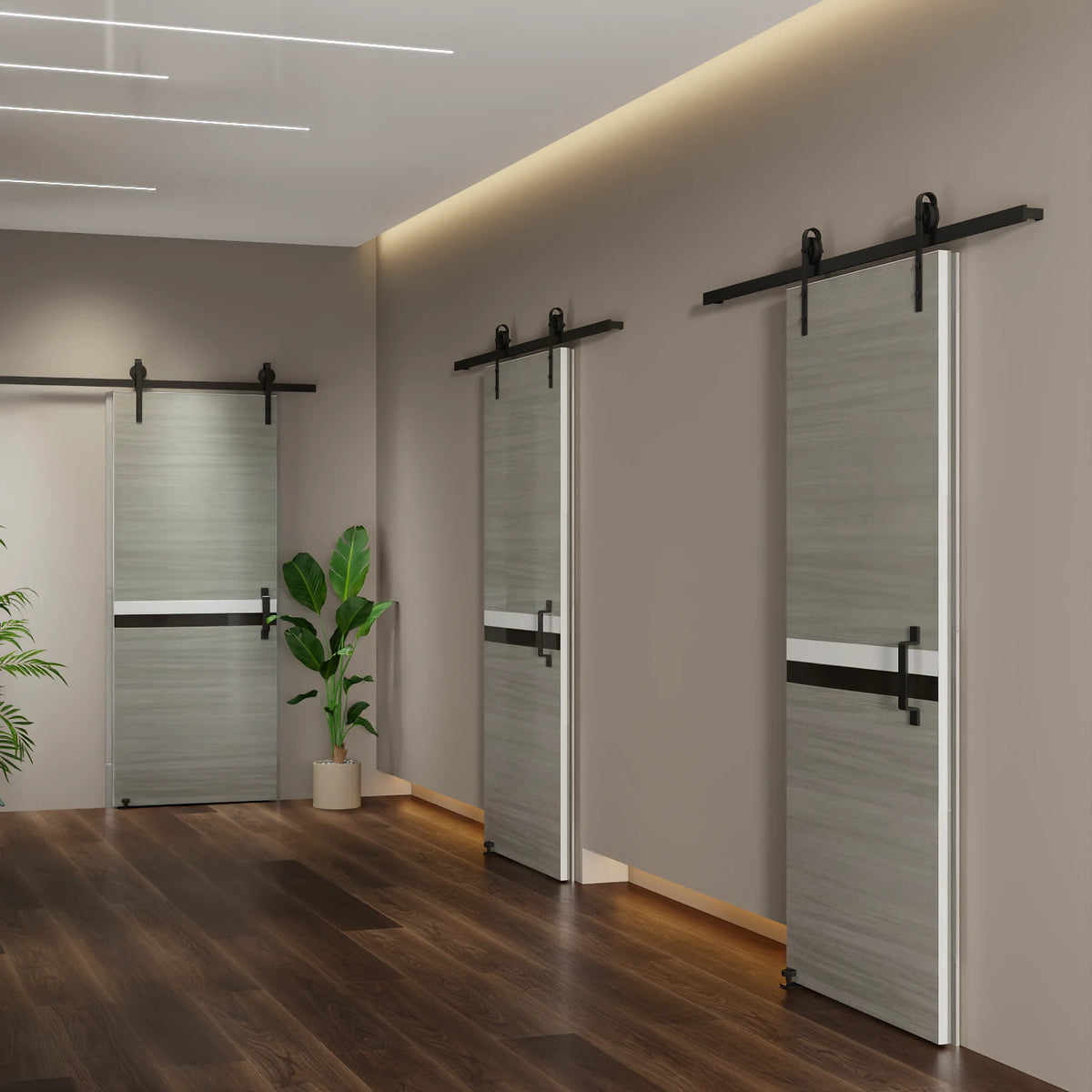 Melamine Interior Door Slab 28 x 80, Ready to Hang, Durable