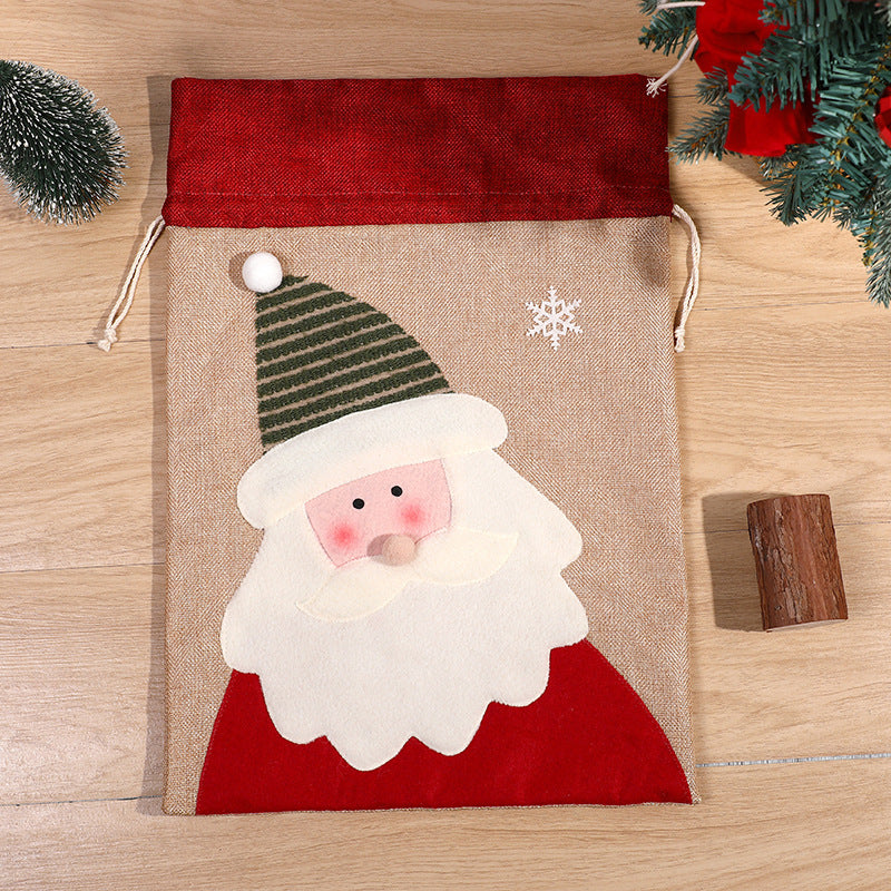 Christmas Drawstring Gift Bags for Small Presents & Treats