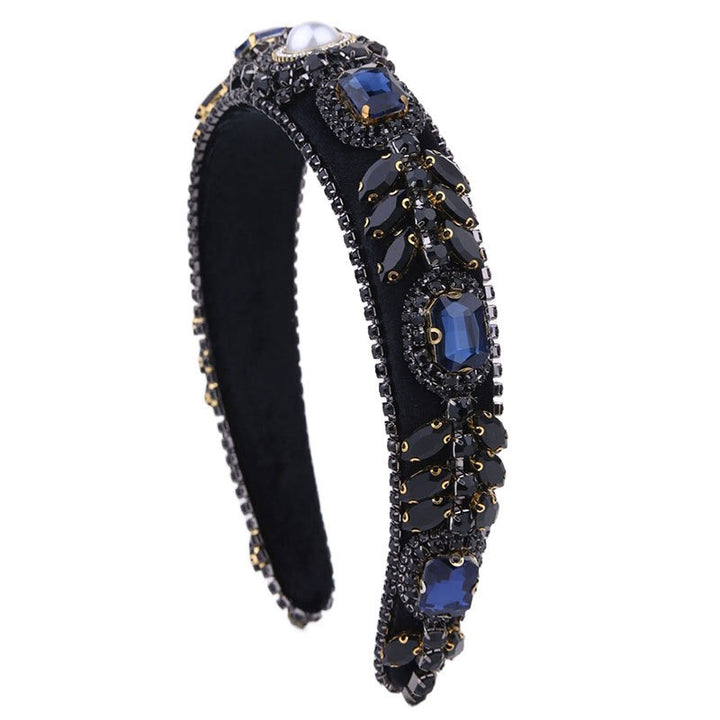 Jeweled Floral Headband for Glamorous Special-Occasion Hair
