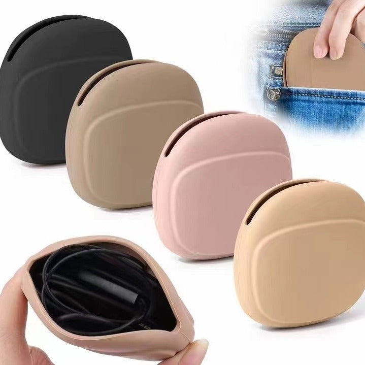 Silicone Earphone Cable Bag for Tangle-Free Commutes