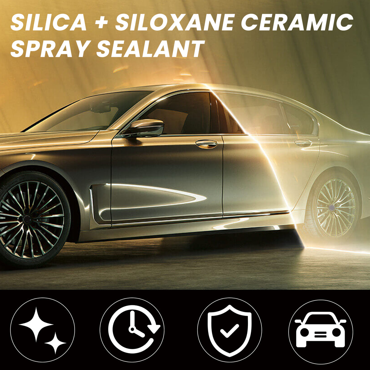 SiO2 Ceramic Spray Sealant for Brighter, Protected Paint