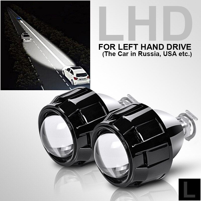 Bi‑Xenon HID Projector Lenses — Sharper Night Vision