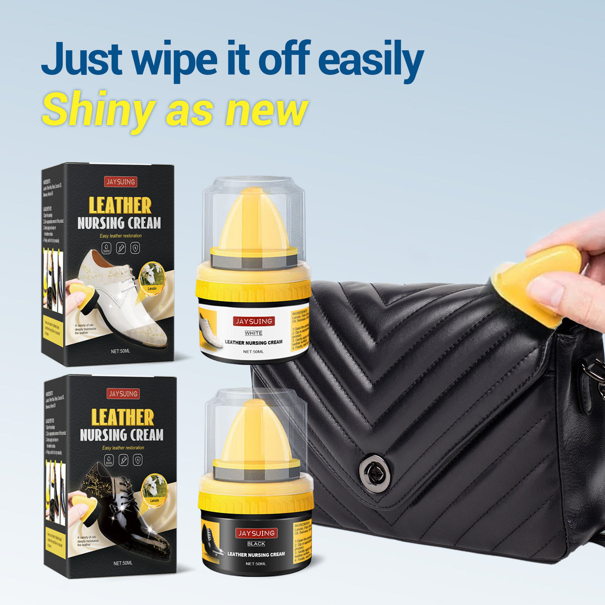 Leather Polish for Shoes, Sofas & Bags | Easy Shine