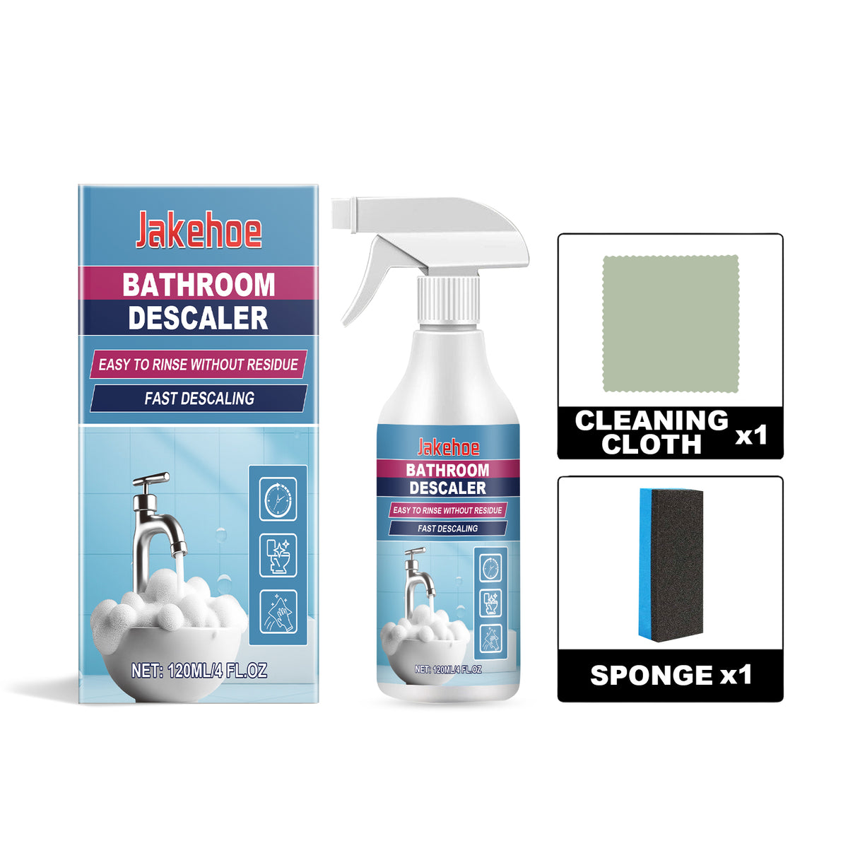 Bathroom Descaler Spray for Fast, Residue-Free Cleaning