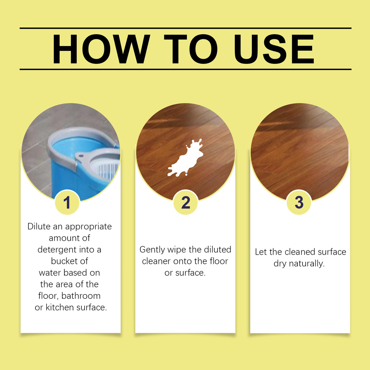 Anti-Fly Floor Cleaner for Fresh, Stain-Free Floors