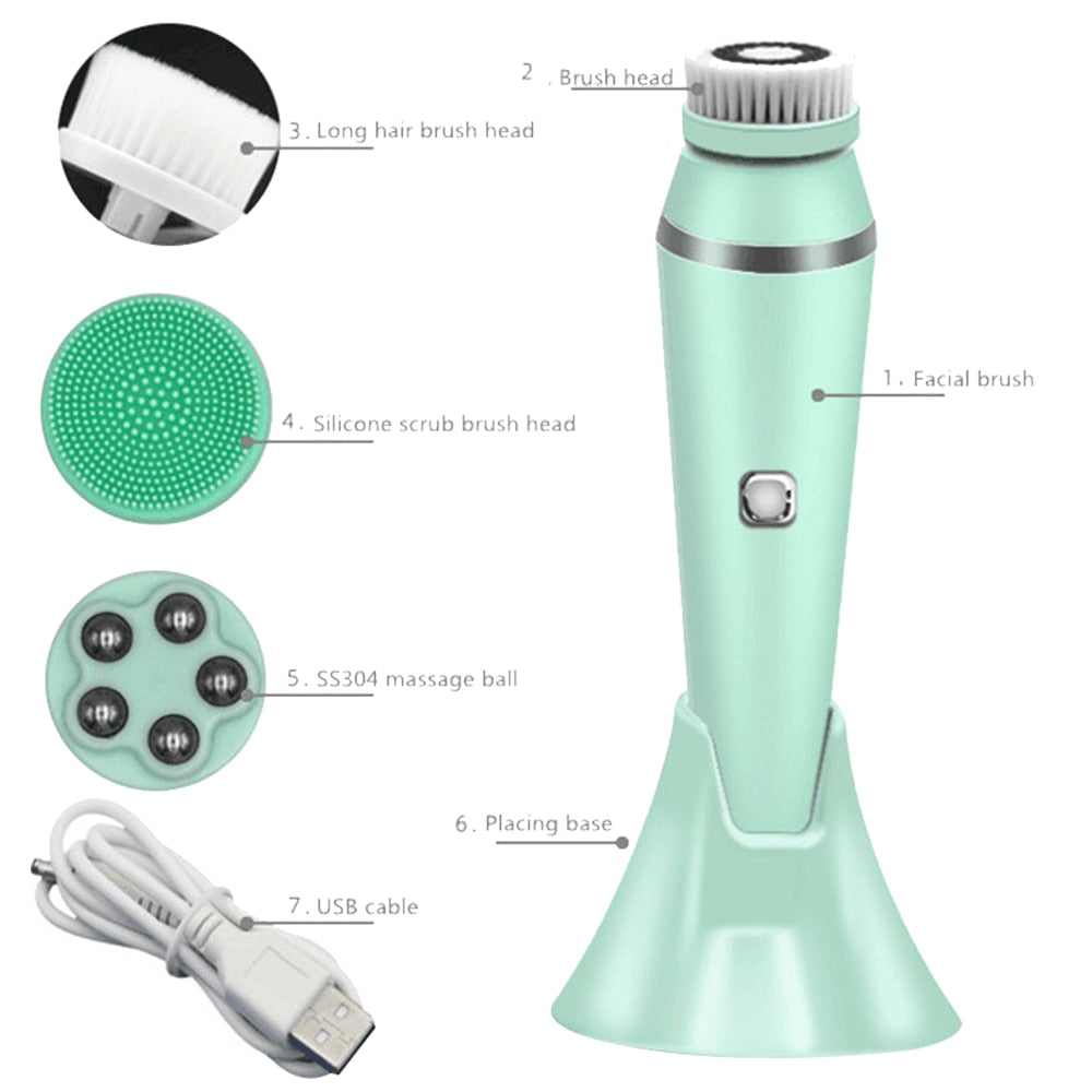 Three waterproof device variants submerged in splashing water with text 'Water proof - The whole device is waterproof, can be safely brought into the bathroom for use'