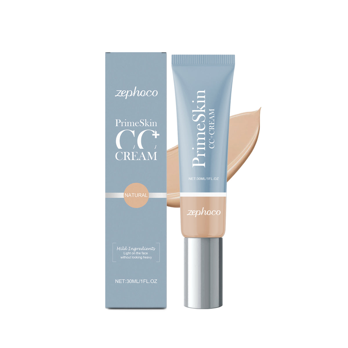 Lightweight Liquid Foundation for Hydrated Natural Makeup