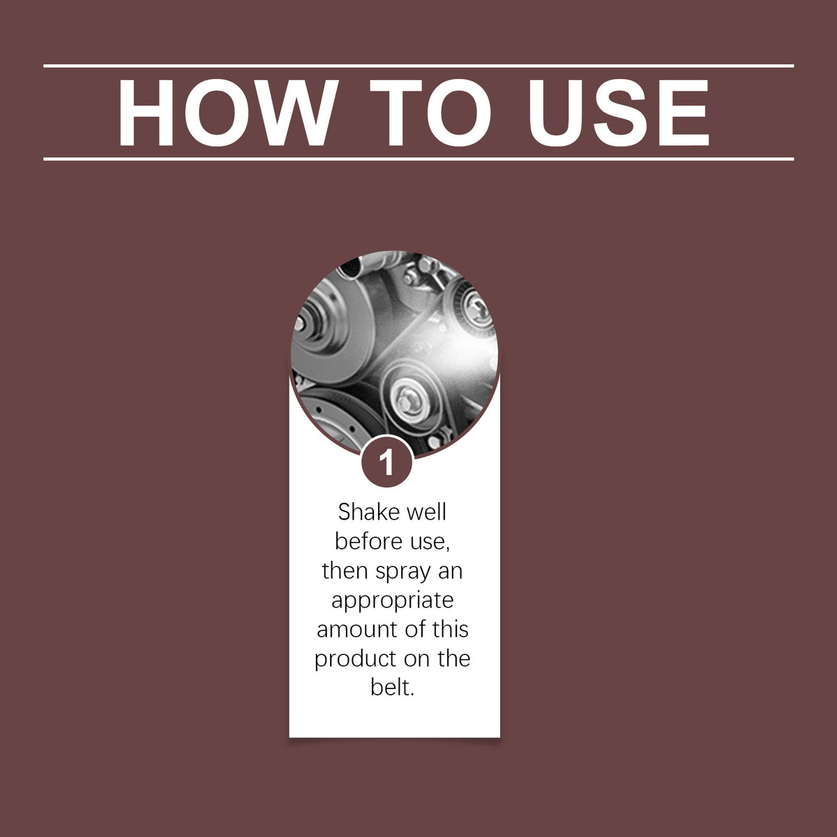 Automotive Belt Lubricant for Quieter Engine Operation