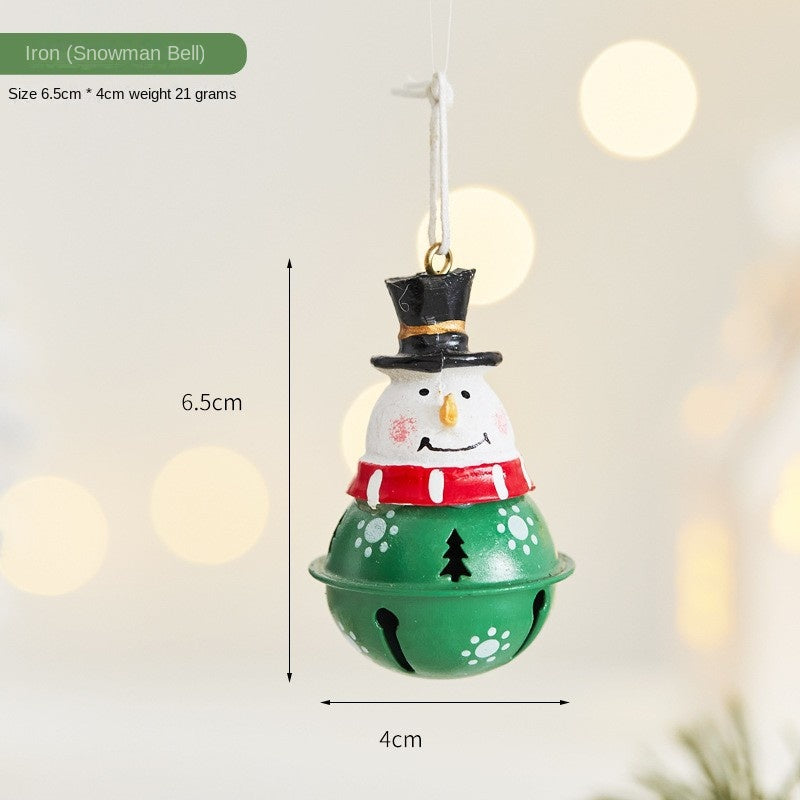 Vintage Iron Christmas Tree Ornaments, 7-Piece Set