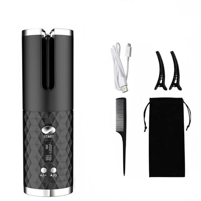 Automatic Curling Iron – Cordless Portable Hair Curler