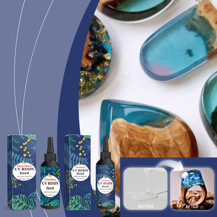 UV Resin Glue for Hard, Clear Handmade Craft Finishes