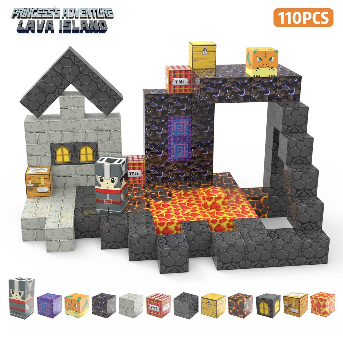 Magnetic Building Cubes for Creative 3D World Play