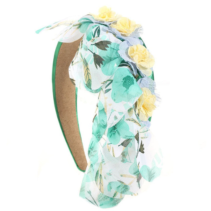 Floral Fabric Headband for Colorful Statement Style