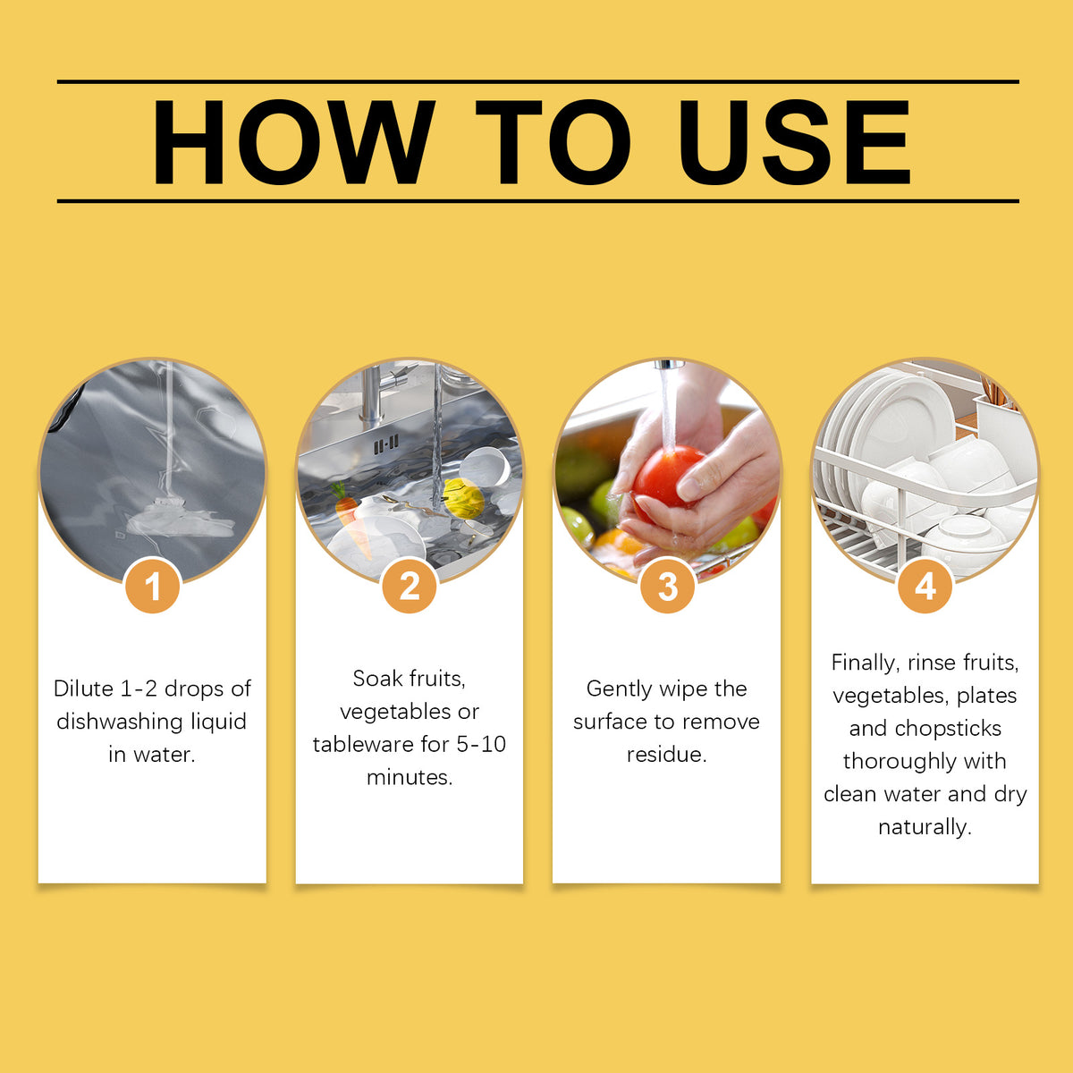 Fruit And Vegetable Cleaner | Plant-Based Dish Soap