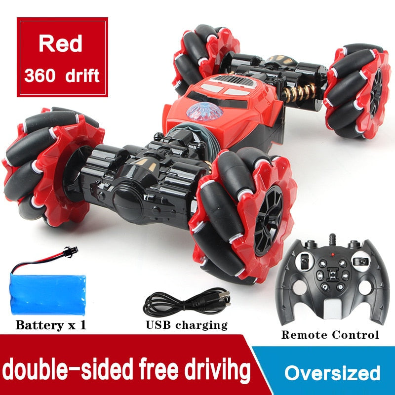 RC Stunt Car With 360° Rotation for Off-Road Stunt Play