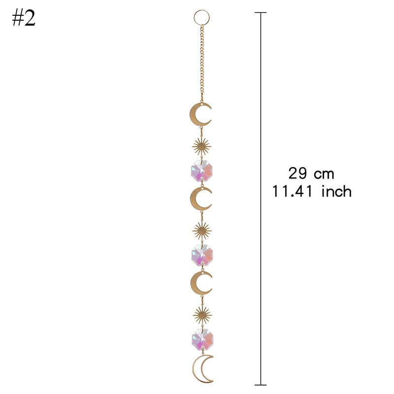 Crystal Sun Catcher Wind Chime for Colorful Light