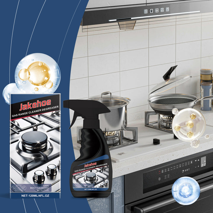 Gas Stove Cleaner Spray for Residue-Free Degreasing