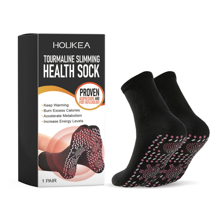 Health Socks with Warm Acupressure Sole Comfort Pair