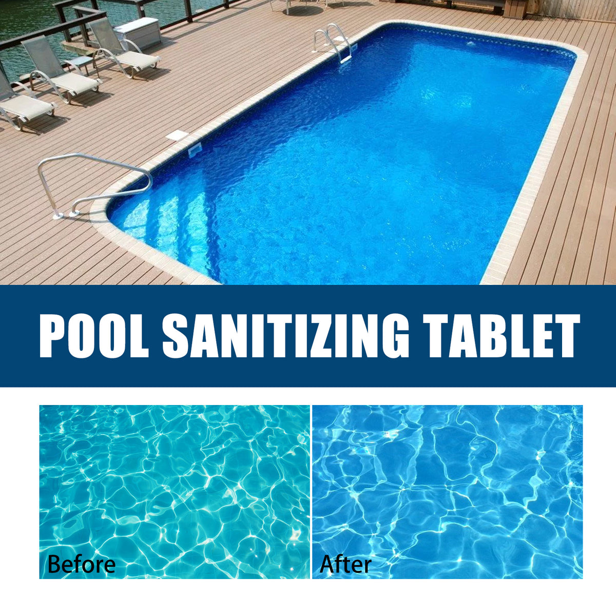 Pool Chlorinating Tablets for Cleaner, Clearer Water