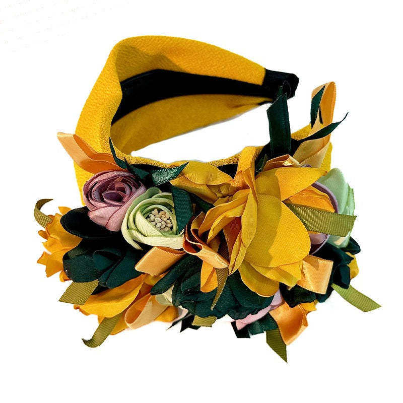 Handmade Floral Headband For Effortless Outfit Style