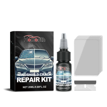 Windshield Crack Repair Kit - Auto Glass Crack Fix Kit