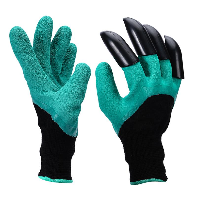 Garden Gloves with Fingertip Claws for Digging and Planting