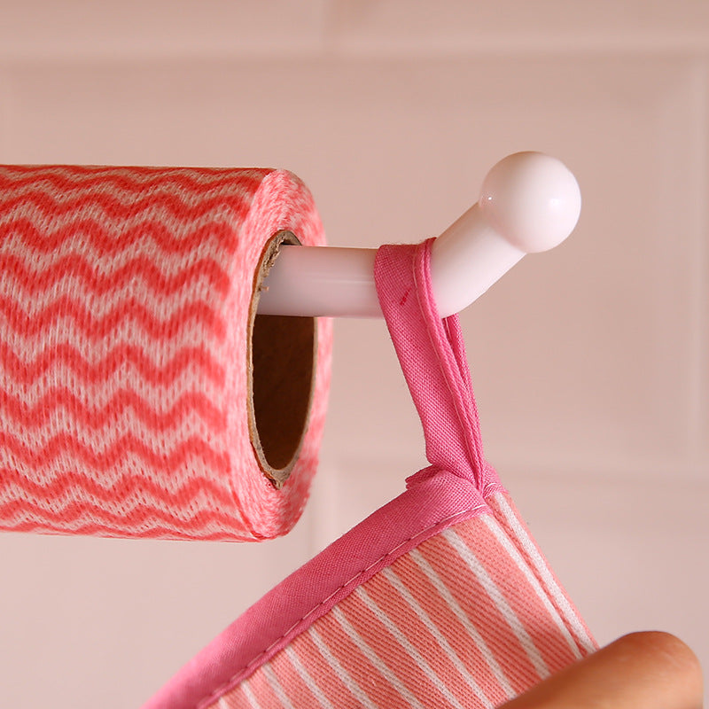 No-Drill Under-Cabinet Paper Towel Holder for Kitchen