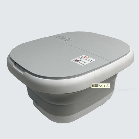 Collapsible Foot Soaking Tub That Folds Flat for Storage