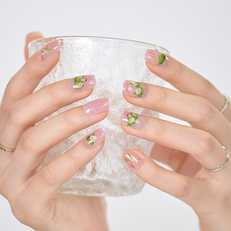Semi-Cured UV Gel Nail Stickers — Salon Art in Seconds