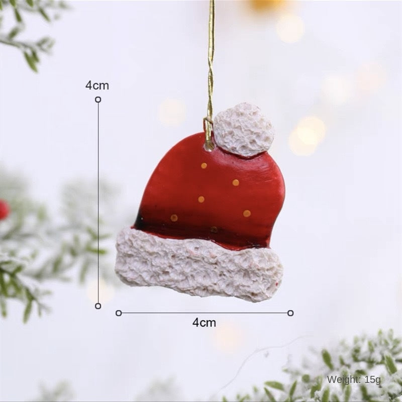Christmas Resin Ornaments for Playful Holiday Tree Decor
