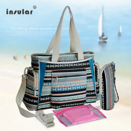 Diaper Tote Bag With Organized Changing Essentials
