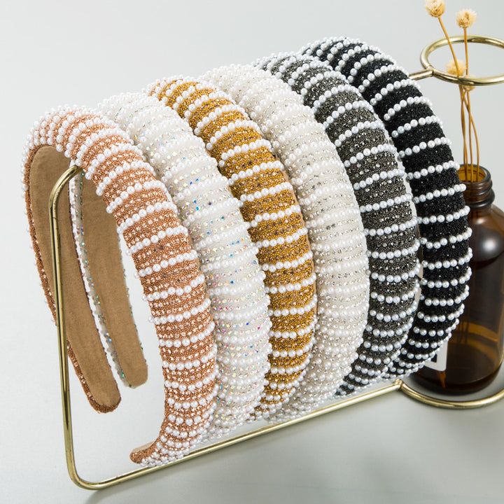 Pearl Rhinestone Headband for Instant Glamorous Style