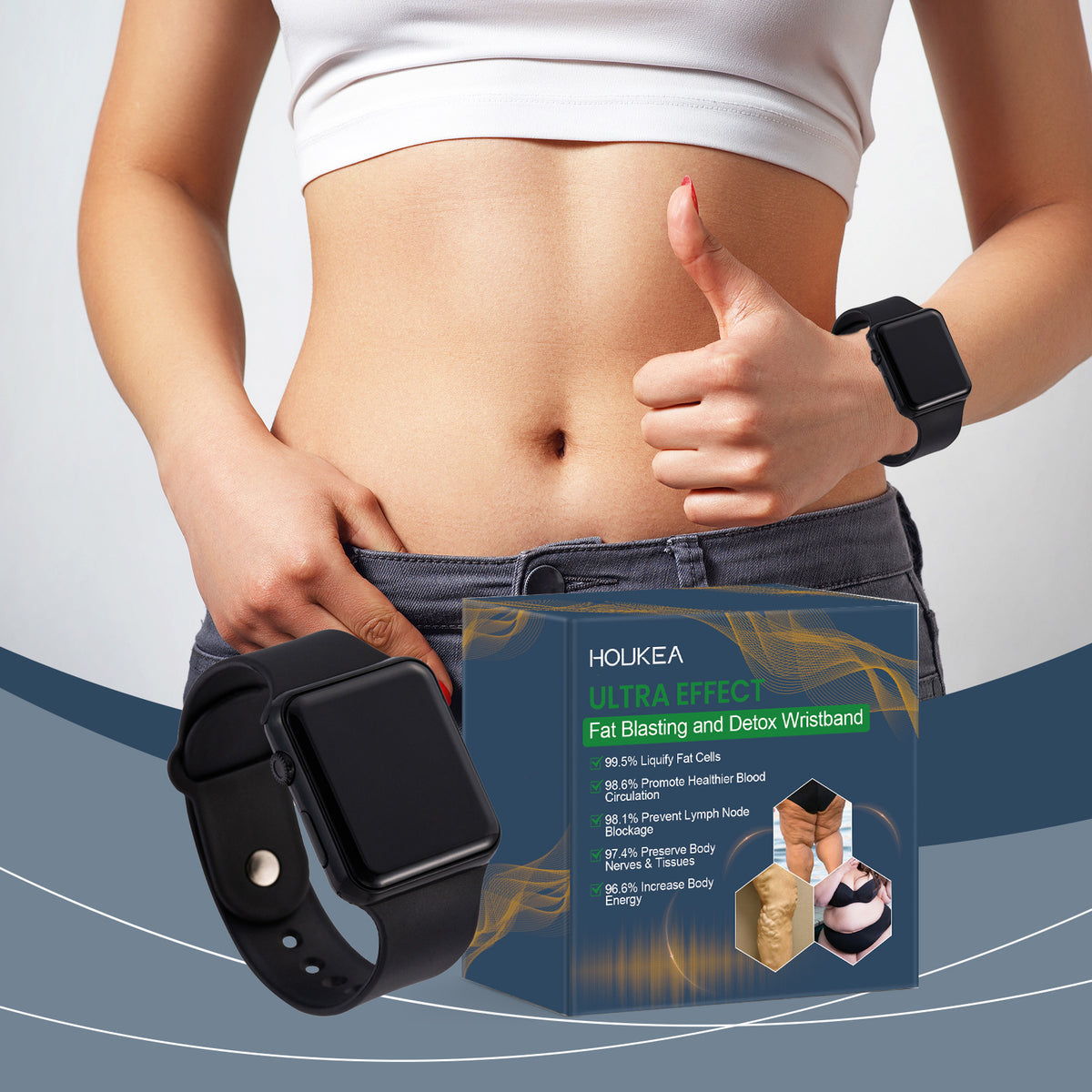 Lightweight Waterproof Wellness Bracelet for Daily Wear