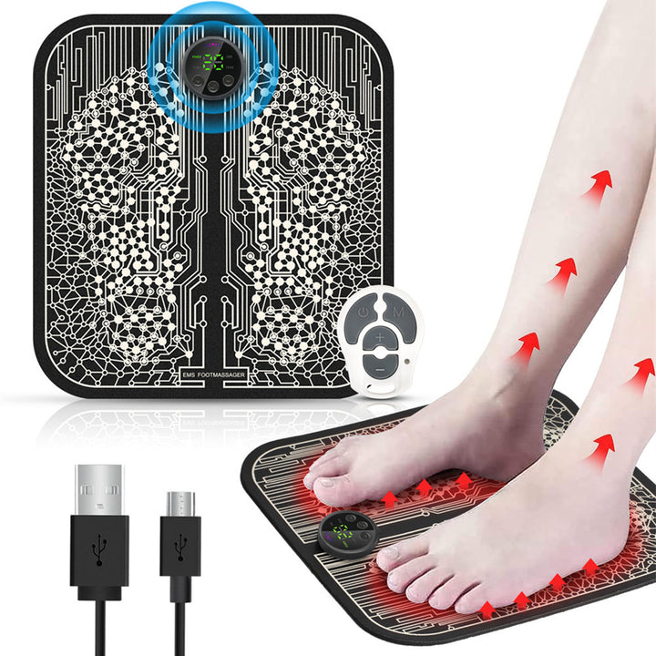 EMS Foot Massager Pad — Deep Muscle Relief with 39