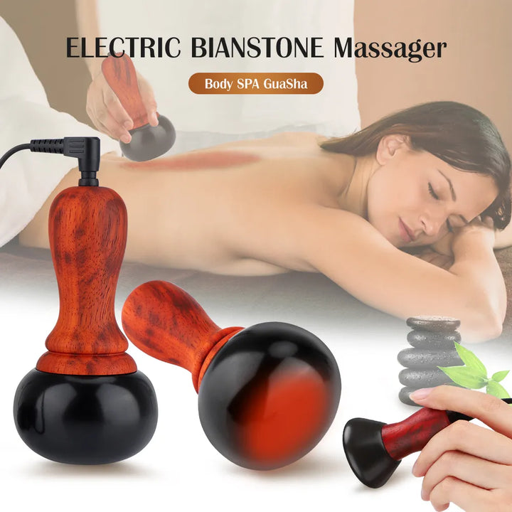 Electric Gua Sha Massager — Far‑Infrared Bian Stone