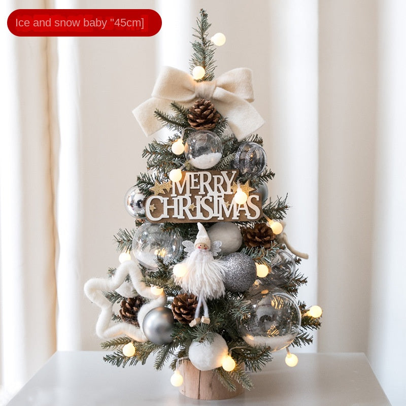 Mini Christmas Tree With Warm Lights for Small Spaces