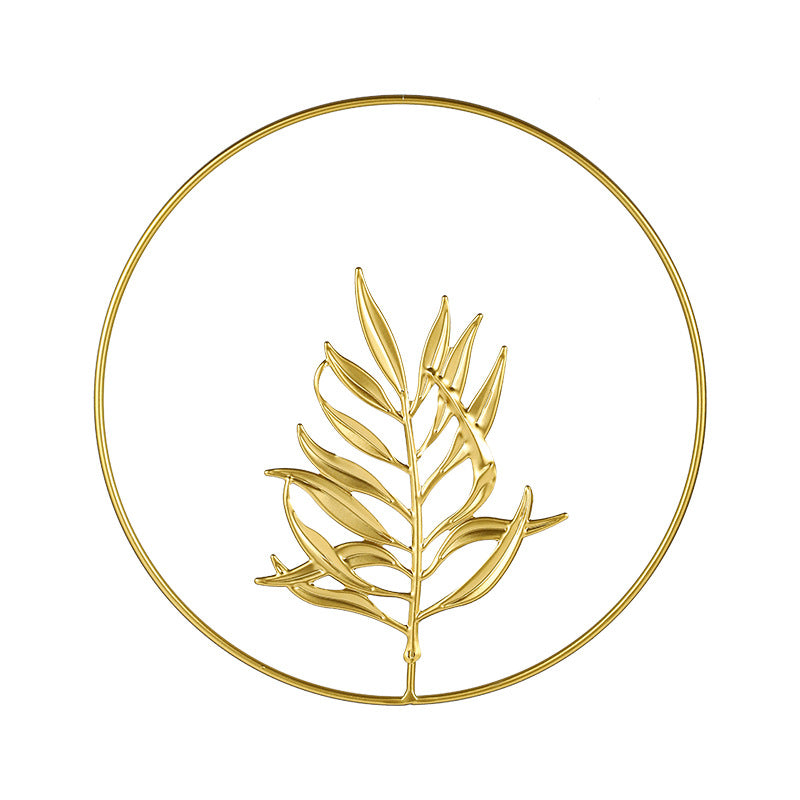 Gold Metal Wall Art for Elegant Nordic Interior Decor