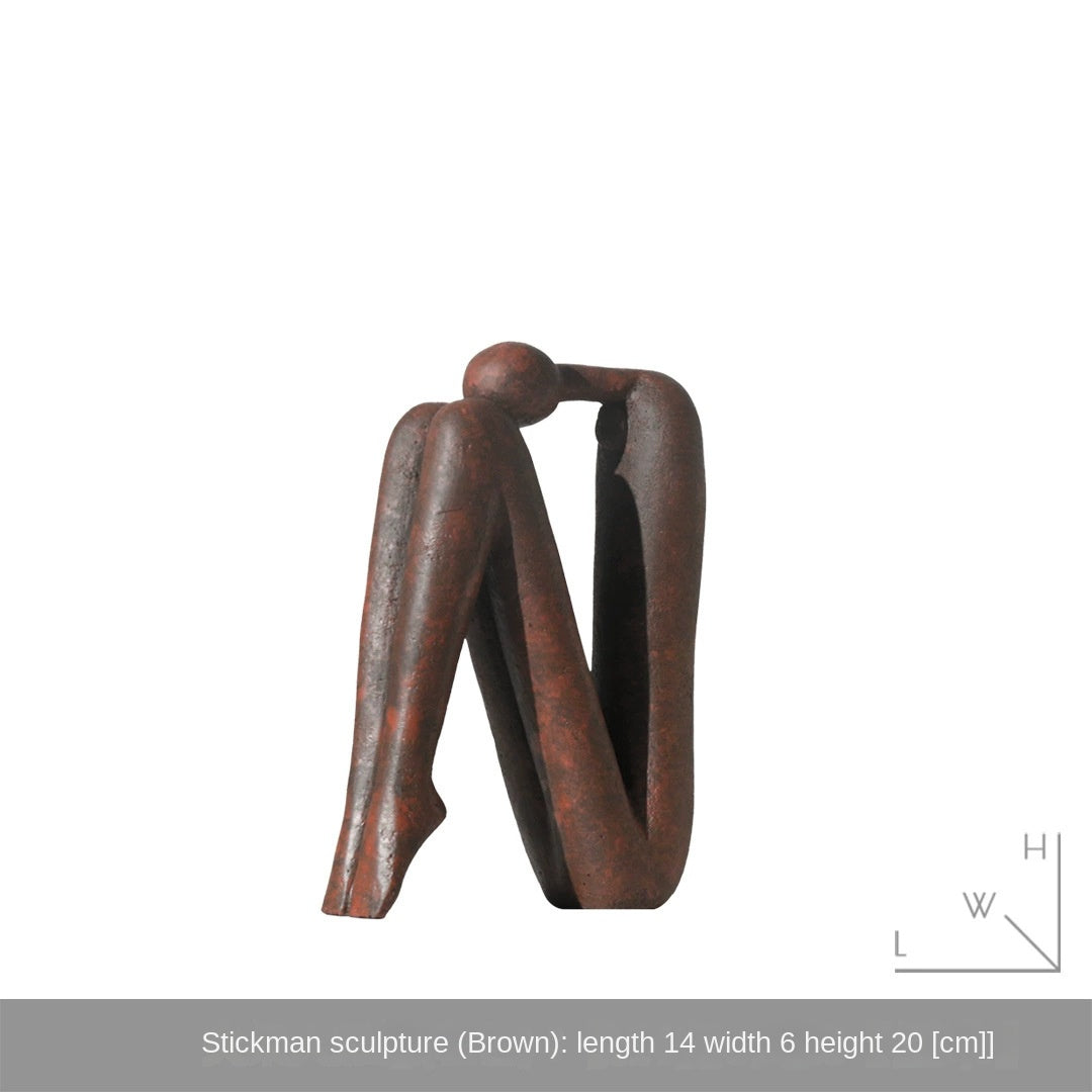 Bookend Stand Sculptural Decor for Modern Living Rooms