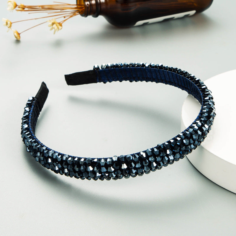 Crystal Bead Hair Band for Sparkling Polished Styles