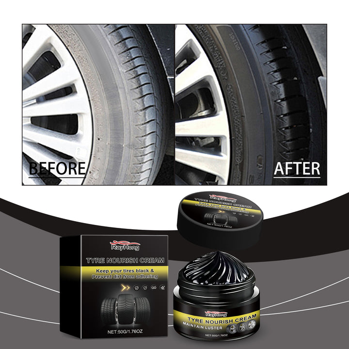 Tire Retreading Wax for Black, Glossy Tire Protection