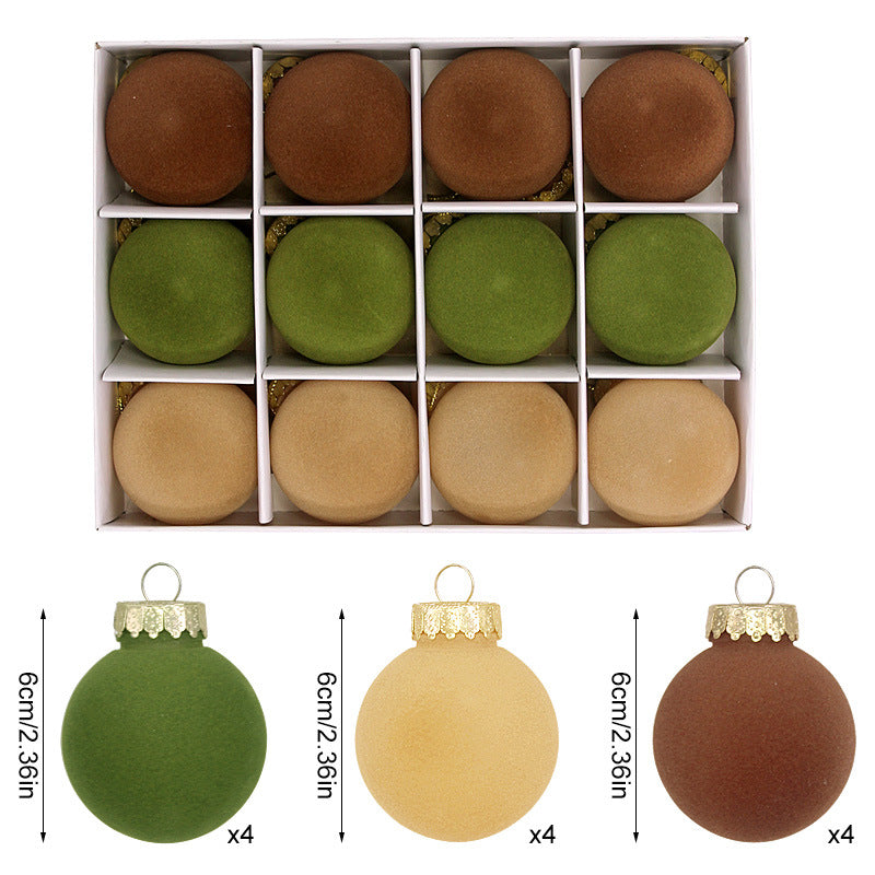 6cm Christmas Ball Ornaments for Coordinated Trees