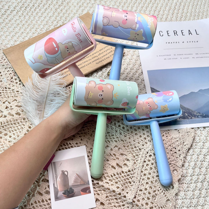 Cartoon Lint Roller — Cute Tearable Pet Hair Remover