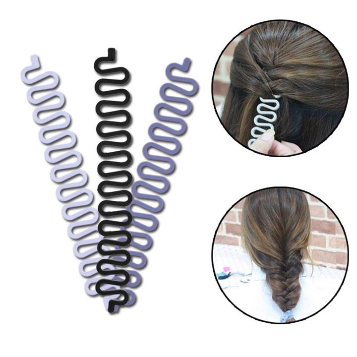 Hair Braiding Tool for Quick, Neat Buns & Twists