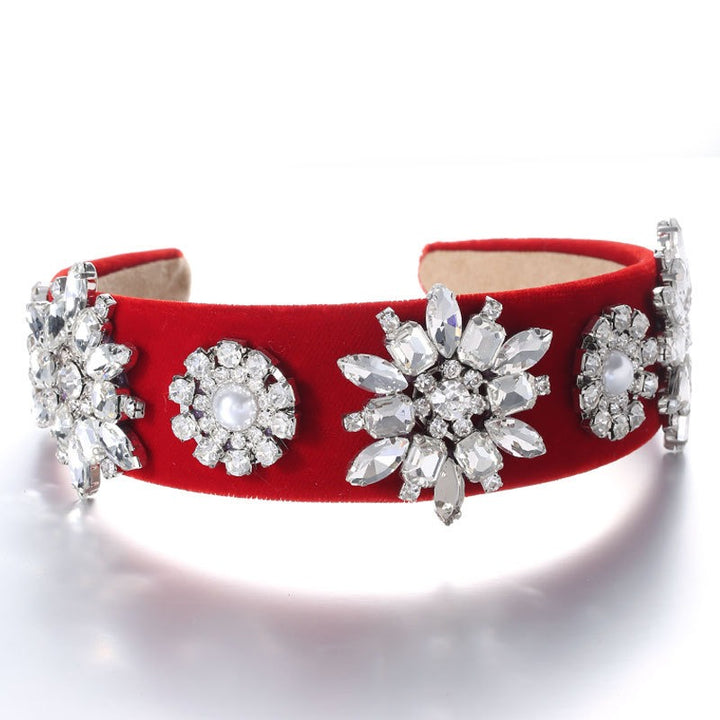 Velvet Pearl Headband for Effortless Occasion Glamour