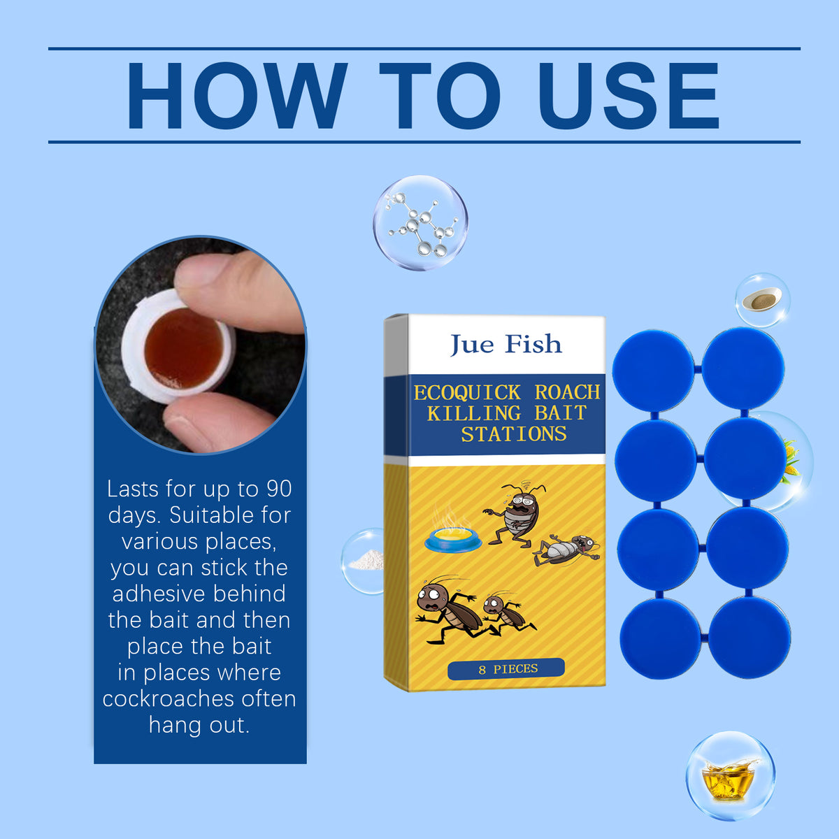 Cockroach Bait Stations for Easy Home Pest Control