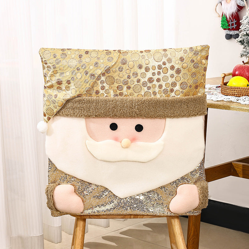 Christmas Chair Covers: Santa & Snowman Dining Decor