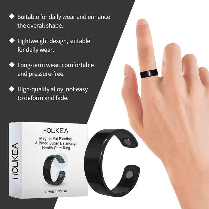 Magnetic Wellness Ring for Everyday Comfort & Style