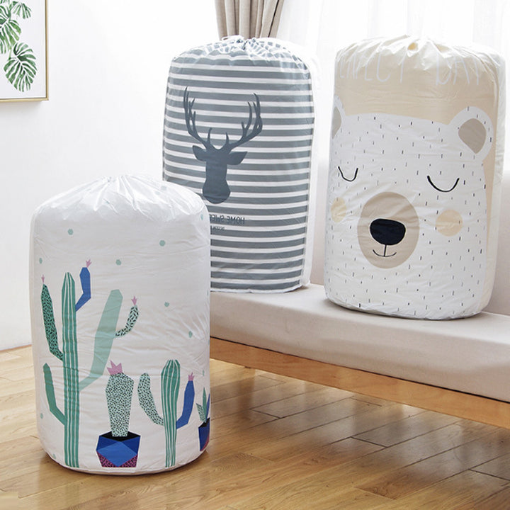 Large Moisture-Proof Quilt Storage Bag with Drawstring